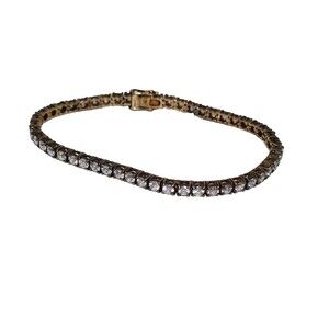 925 Sterling Silver Cubic Zirconia Tennis Bracelet